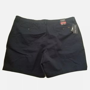 CHAPS Men's Big & Tall Flat Front Stretch Chino 9" Shorts - SIZE 46 NWT